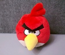 Angry Birds - Red Bird 10"Tall Plush 2010 stuffed animal doll by Commonwealth