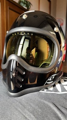 Ocean Beetle MTX BELL Moto3 Full Face Helmet M size, black, used