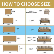 Waterproof Couch Cover for Dogs Washable,Faux Fur Pet Couch Covers for Sofa,S...