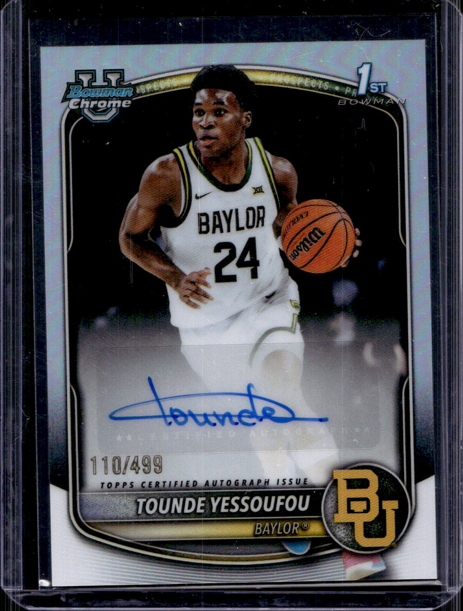 Tounde Yessoufou 2025-26 Bowman Chrome #CPA-TY Refractor Auto /499