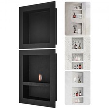 Shower Niche Ready for Tile 16" x 16" 16" x 20", Triple Shelf Organizer, S...