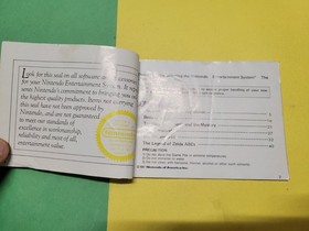 The Legend of Zelda Nintendo NES Manual Only ~ Instruction Booklet~ NES-ZL-USA-1