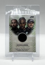 2024 TOPPS ECCELLENZA F1 LEWIS HAMILTON REMINISCENZA RACE-WORN SUIT PATCH 58/99
