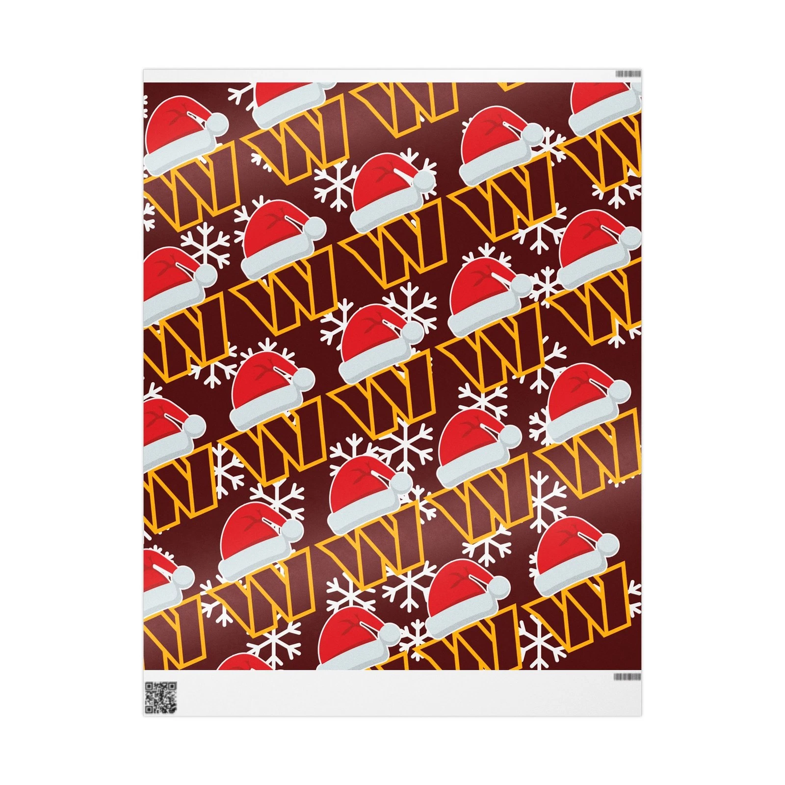 Washington Commanders Papers, Christmas Gift Wrap, Football Team Presents