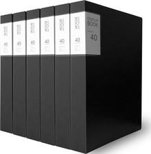 6 Pack 8.5x11 Inch Portfolio Folder Binder with Plastic Sleeves, 40 Pockets