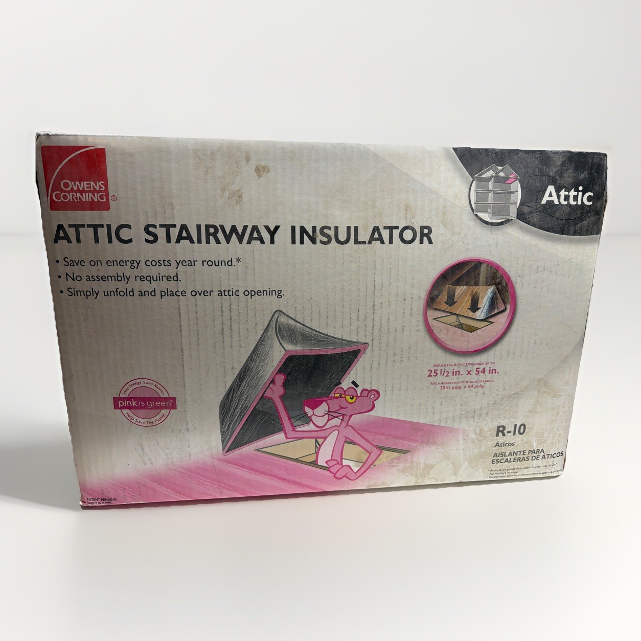 Owens Corning Attic Stairs Insulator R10 Fiberglass Insulation Kit 22
