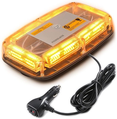 ''72LED Roof Top Emergency Strobe Beacon Lights, 12-24V High Visibility Safety Wa