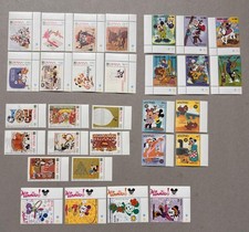 360. Disney 5 pcs MNH Mickey Minnie Mouse Pluto Pinocchio Donald Circus Cartoons