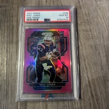 2021 Prizm MAC JONES Pink Prizm RC #336 PSA 10 GEM MINT
