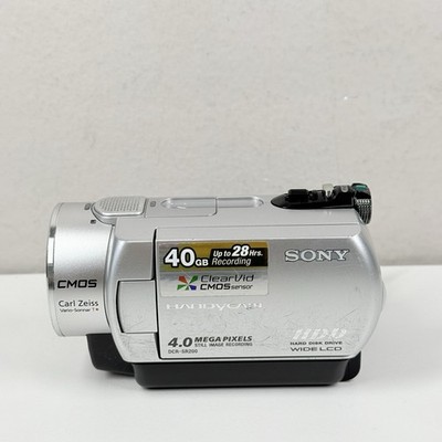 Sony Handycam DCR-SR200 4MP 80X Digital Zoom Camcorder Silver No Battery Works