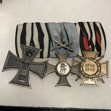 WWI German *RARE* Wurttemberg Friedrich Order Knight’s Cross, Iron Cross, Hinden