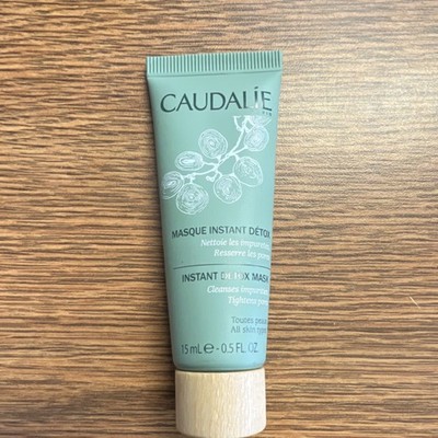Caudalie Instant Detox Mask for Face - Cleanses, Tightens Pores 15mL 0.5oz