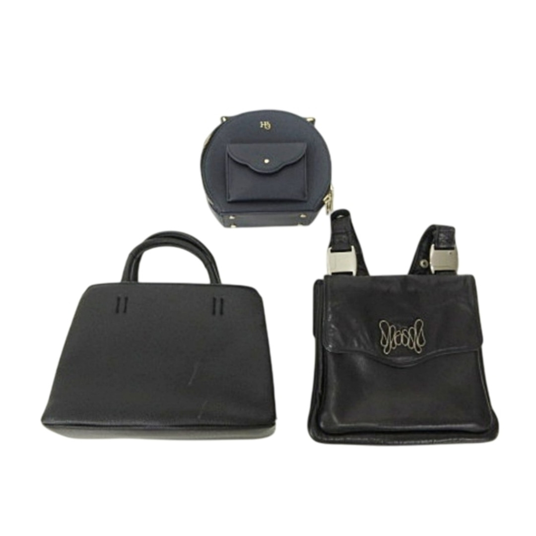3 Piece & Schuette etc. Bag Shoulder Black Navy Used 3 Piece & Schuette etc. Bag Shoulder Black Navy Used