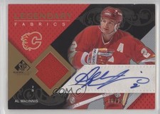 2007-08 SP Game Used Edition Legendary Fabrics 16/25 Al MacInnis Auto HOF 2d8