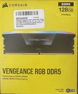 CORSAIR Vengeance RGB DDR5 RAM 128GB (2x64GB) | eBay
