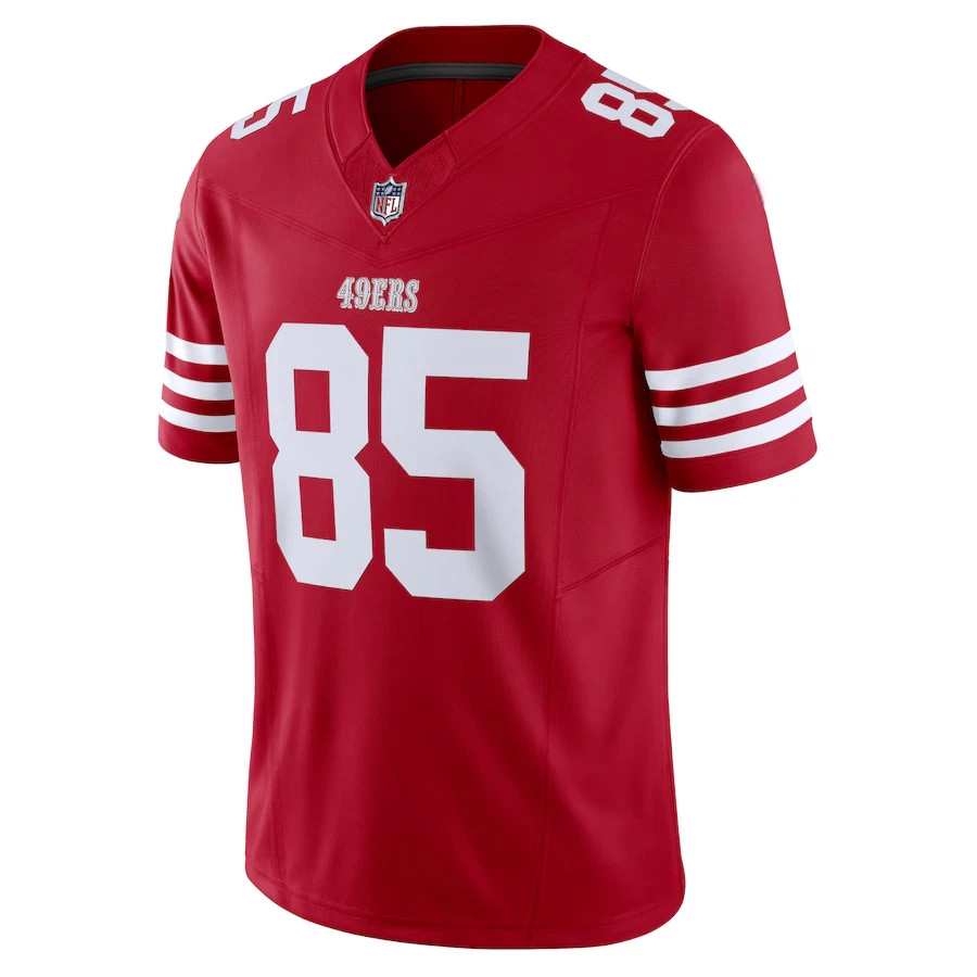 My Game Lettering New Men's 49ers #85 George Kittle Limited Game All Stitched Jersey S ...