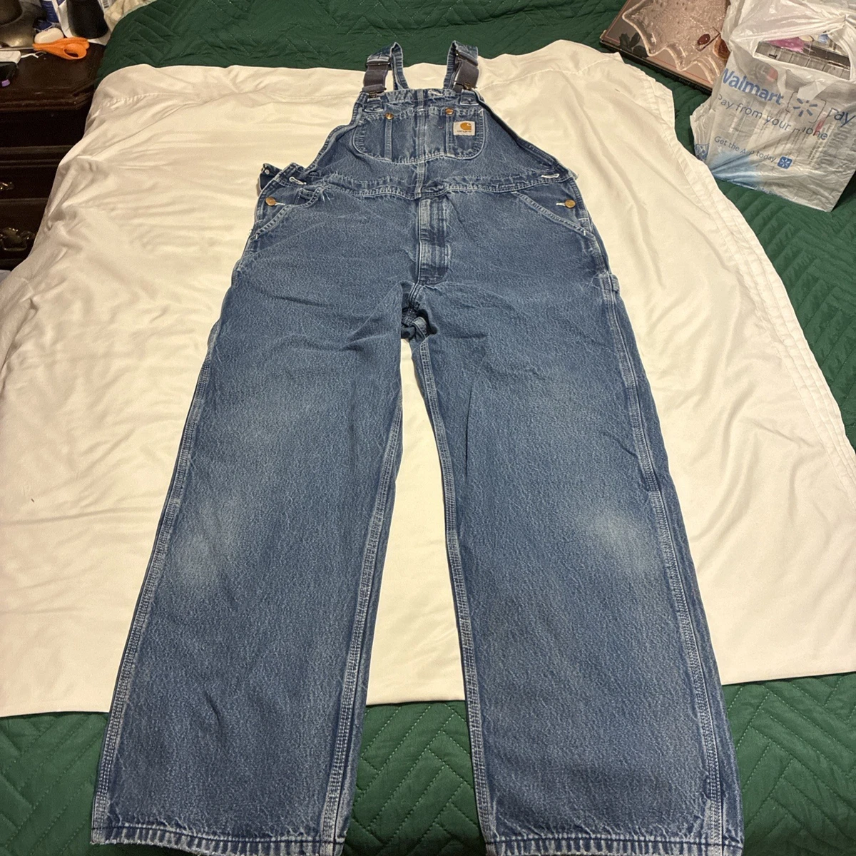 carhartt denim overalls products for sale | eBay