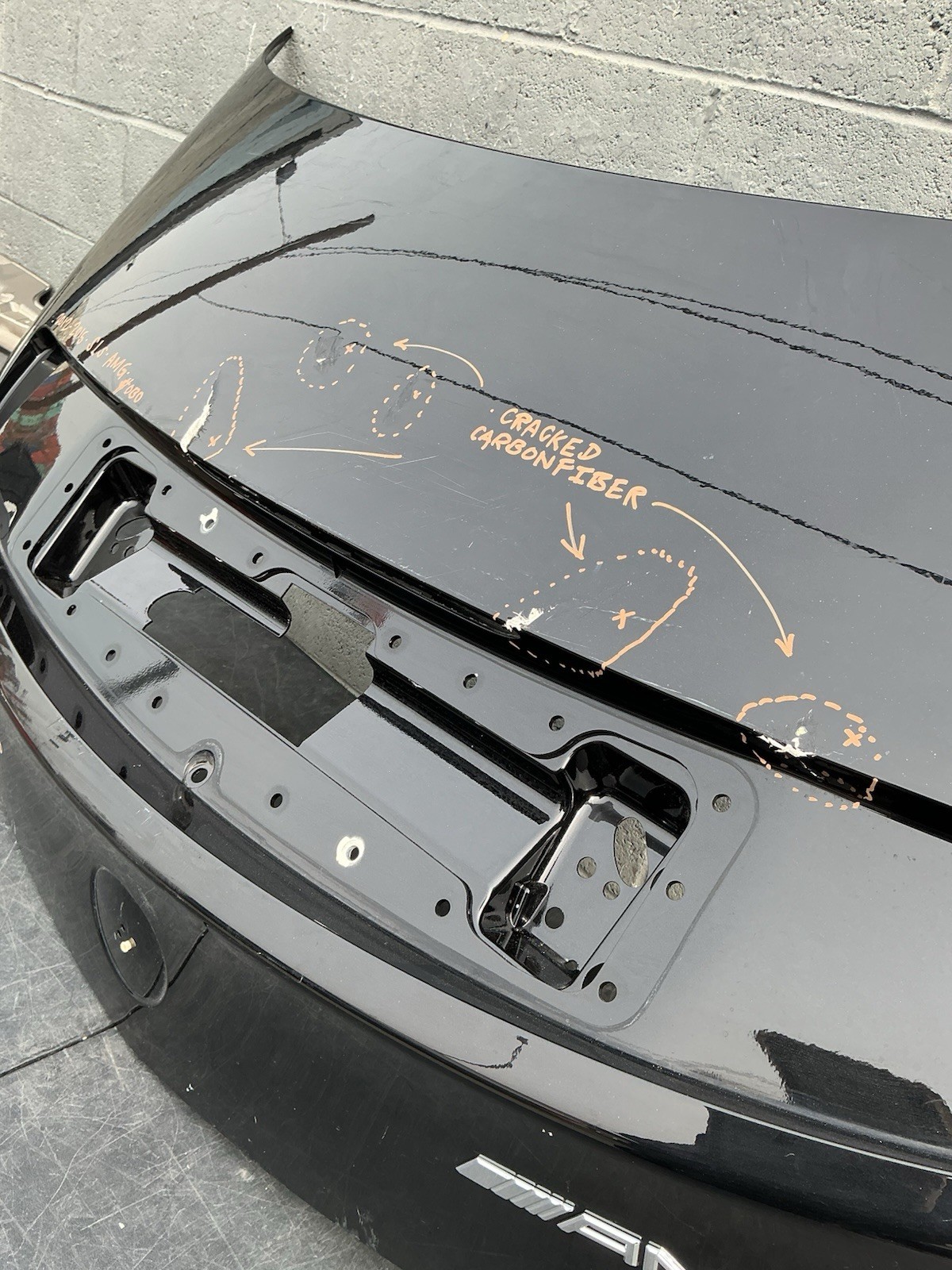 Mercedes-Benz SLS AMG GT Roadster Rear Trunk Lid Shell Panel 2012 - 2015 OEM