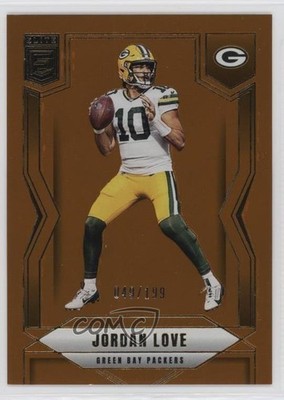 2025 Panini Donruss Elite Orange /199 Jordan Love #73 16wc