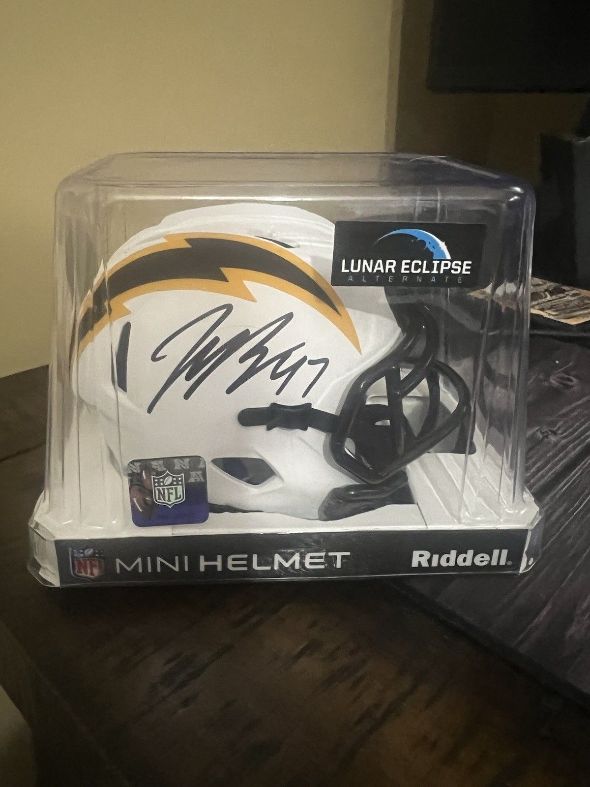 Joey Bosa Autographed Signed HOLIDAY SALE!!! LA Chargers Lunar Eclipse Mini Helmet - Beckett 