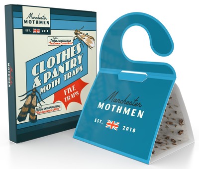 2-in-1 Clothing & Pantry Moth Traps for House | 5-Pack Moth Indoor for Clothe...