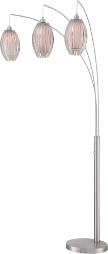 Sleek Chrome  Lotuz Arch Floor Lamp for Modern Decor - Picture 1 of 2