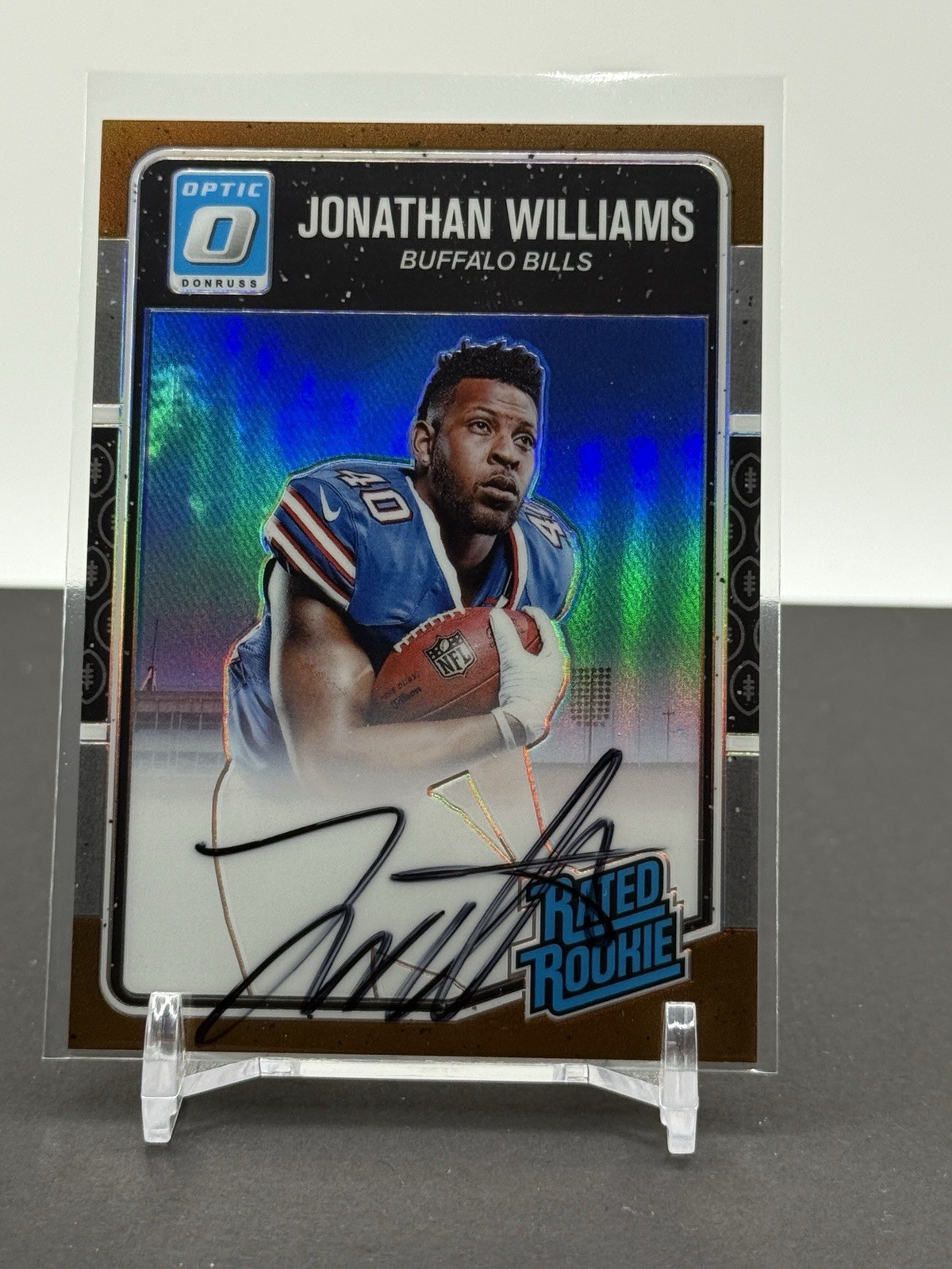 Jonathan Williams Panini Donruss Optic #176 Bronze