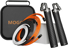 Weighted Jump Rope for Men Women -Interchangeable 1/5Lb 1/4Lb 1/2Lb Heavy Jump R