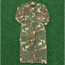 Vintage 1980's Duckster Camo Coveralls Jumpsuit