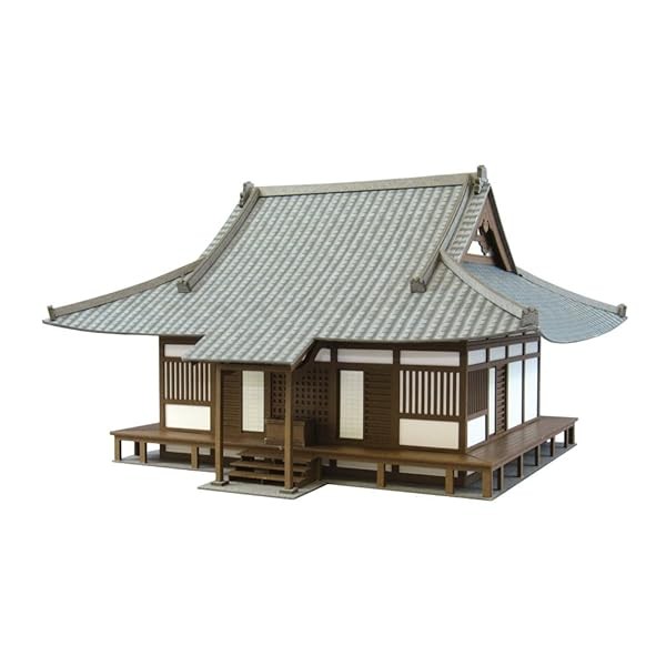 Sankei 1/87 scale HO gauge MK05-21 Temple Shrine B Model Railroad Paper Craf