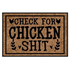 Funny Welcome Mat Funny Door Mats Outdoor Welcome Mats for Front Door, Check ...