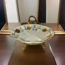 VTG Hollywood Vanity Trinket/Soap Dish Footed...