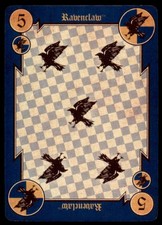 2015 Harry Potter Warner Bros. Hogwarts Crests Ravenclaw Poker Card 5