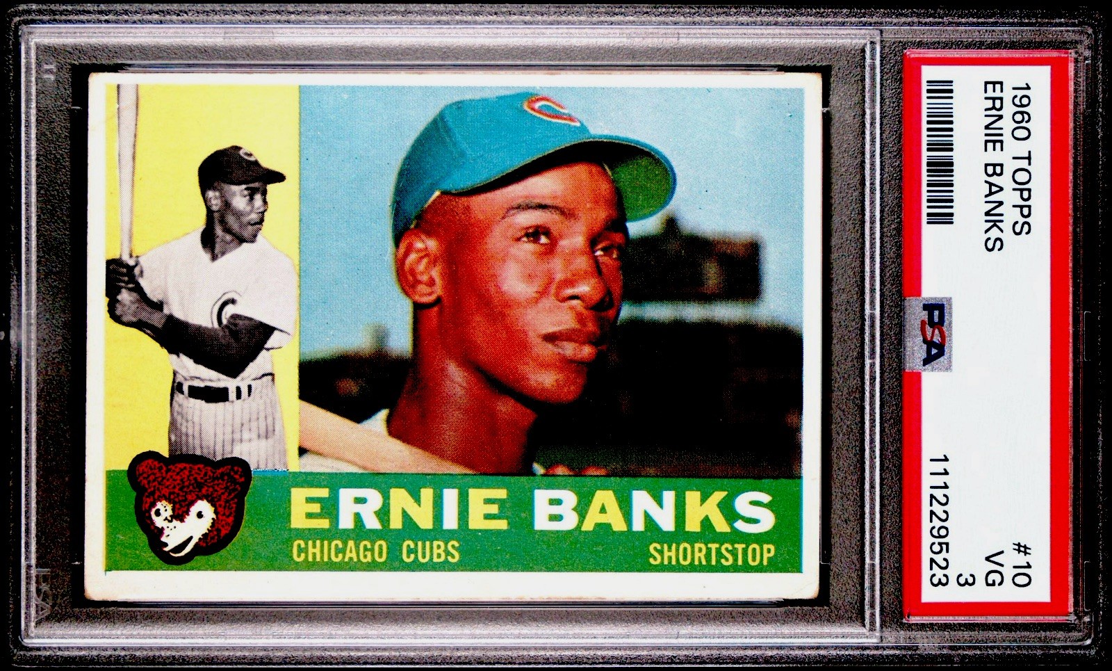 1960 TOPPS #10 ERNIE BANKS - PSA 3