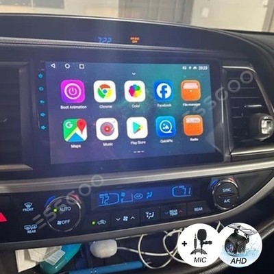 Apple Carplay Car Stereo For 2014-2019 Toyota Highlander Android 15.0 Radio +AHD