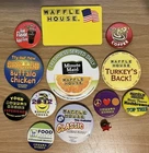 Waffle House Vintage Button Collection Lot (13) Coca-Cola Pin, Name Tag