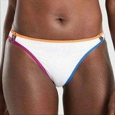 NWT Athleta Kapalua Bikini Bottom Multicolor Womens Medium Swimwear Beach Pool M