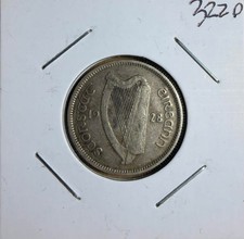 1928 Irish Shilling - Irish Free State - As Shown! (#3220)