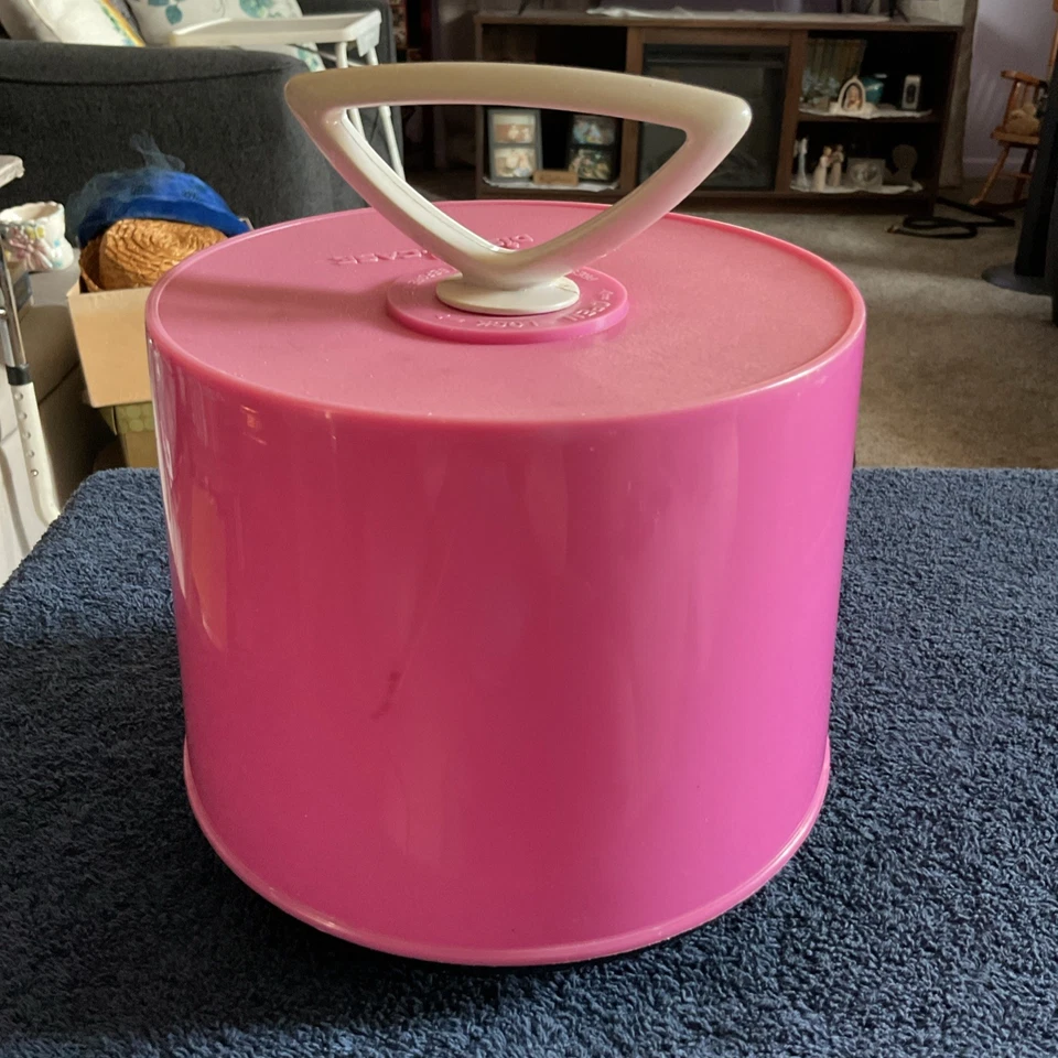 Vintage Pink Disk-Go-Case 45rpm Record Holder Case Carrier - Image 4 of 4