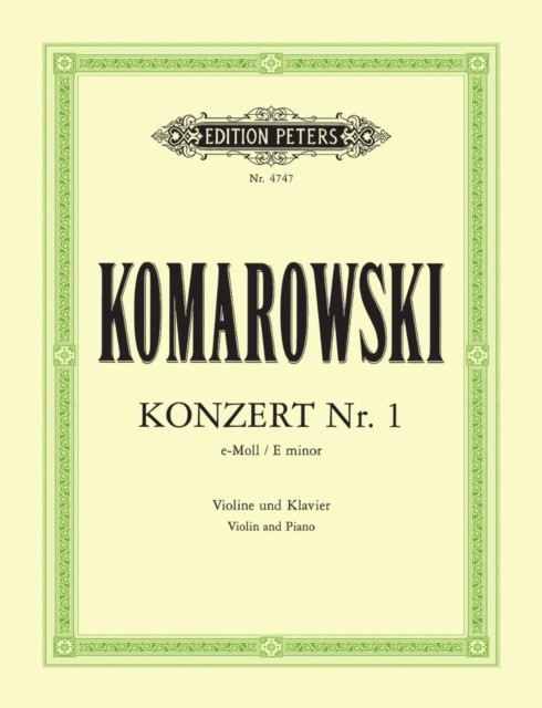 Violin Concerto No. 1 in E minor 9790014031527