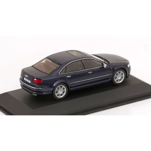 AUDI A8 S8 (D3) 2010 DARK BLUE 1:43 Solido Auto Stradali Modellino Nuovo - Immagine 2 di 3