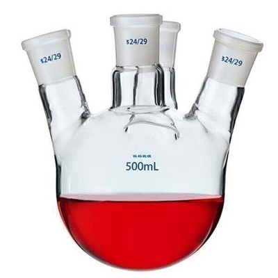 4 neck flask Laboratory 25-1000ml lab Science glassware organic Chemistry