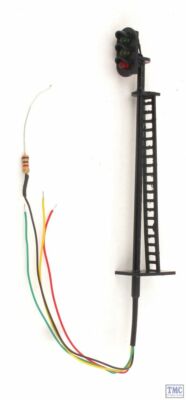 TMC OO Stärke 3-Seiten Farblichtsignal mit Leiter (12V-18v AC/DC)
