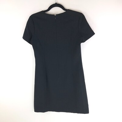 Theory Jatinn Modern Crepe Sheath Dress Short Sleeve Career
