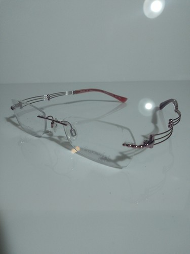 New Charmant XL2003 Rimless Pink Eyeglasses Glasses Frames