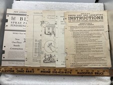 1940s Binks Spray Painting Gun Thor 17 No 9 Catalog Vintage Information