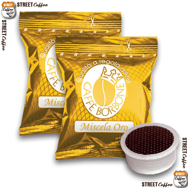 50 Capsule Cialde Caffè Borbone Oro Gialla compatibili Lavazza Espesso Point