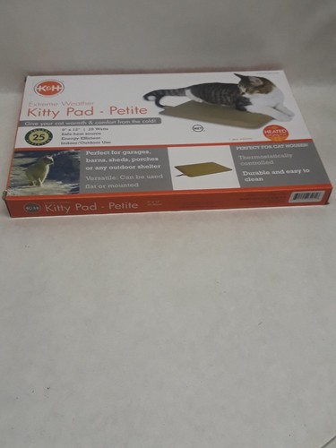 Heated Extreme Weather Outdoor Kitty Pad Waterproof Cat Heated Bed Pet Warmer... - Picture 2 of 5