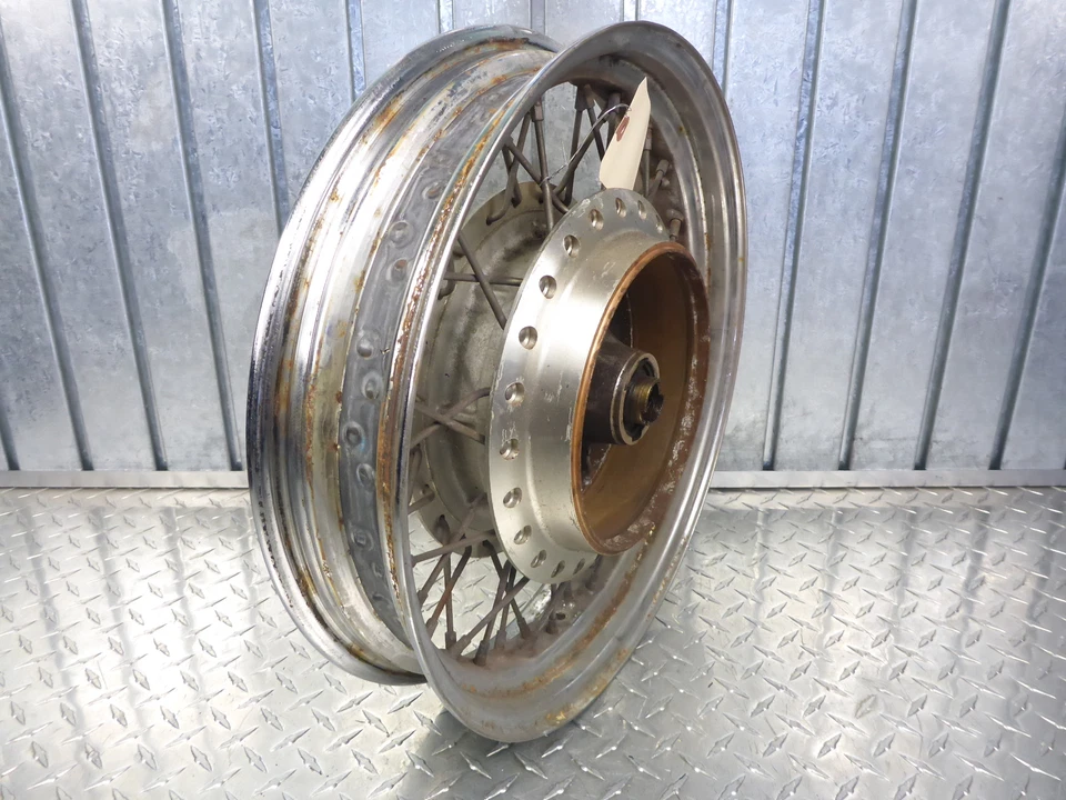 Llanta trasera clásica Kawasaki Vulcan 800 1997 Vn800b 16X3 Foto 4 de 4