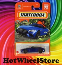 2023 Matchbox   Blue   MERCEDES-AMG SL 63 Convertible Card #67    MB25-010724